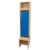 One-door children wardrobe for a locker room